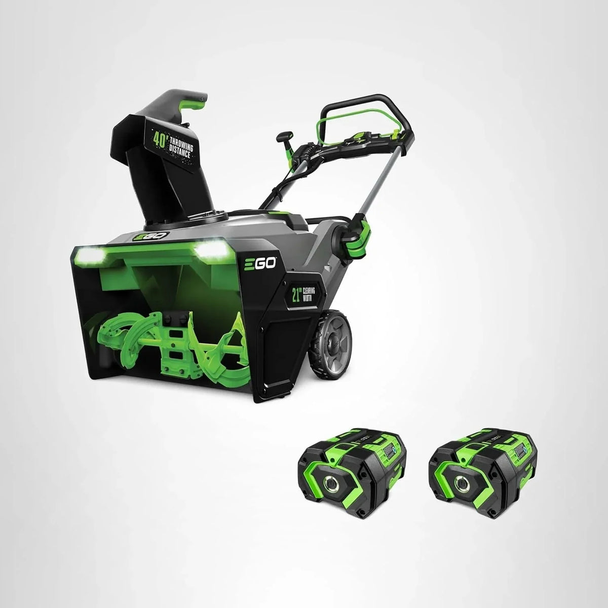 EGO Power+ SNT2405 24-Inch 56V Self-Propelled 2-Stage Cordless Electric Snow Blower with (2) 7.5Ah Batteries & Dual-Port Charger