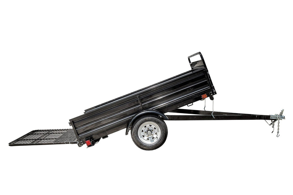 DK2 5-ft x 7-ft Steel Utility Trailer with Ramp Gate ( 1639-lb Capacity ) 2491711