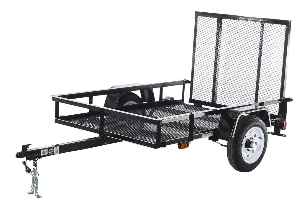 Carry-On Trailer 4-ft x 7-ft Steel Mesh Utility Trailer