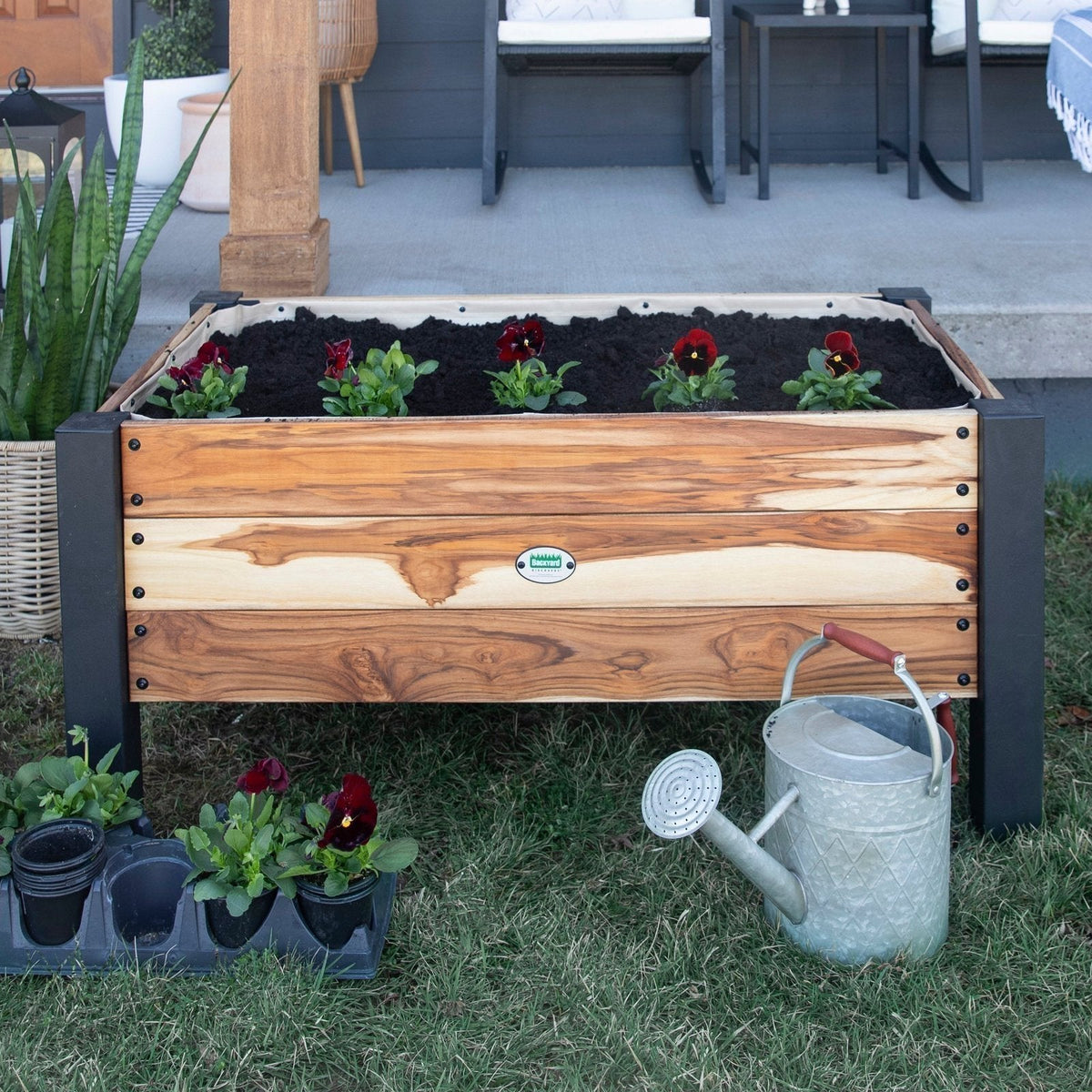 Planter 100% Authentic Teak Wood