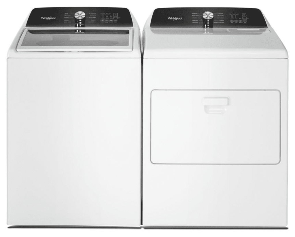 Whirlpool WTW5025SW 4.5 Cu. Ft. Top Load Washer, Built-In Faucet, Agitator