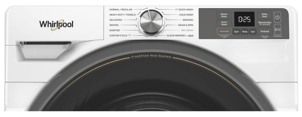 Whirlpool WFW5720RW 4.5 cu. ft. Smart Front Load Washer FreshFlow Vent System